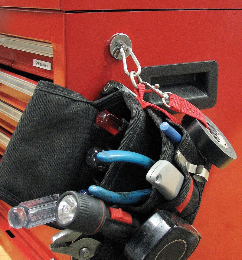MASTER MAGNETICS 07587 Neoprene Magnet/Carabineer Hook - Image 4